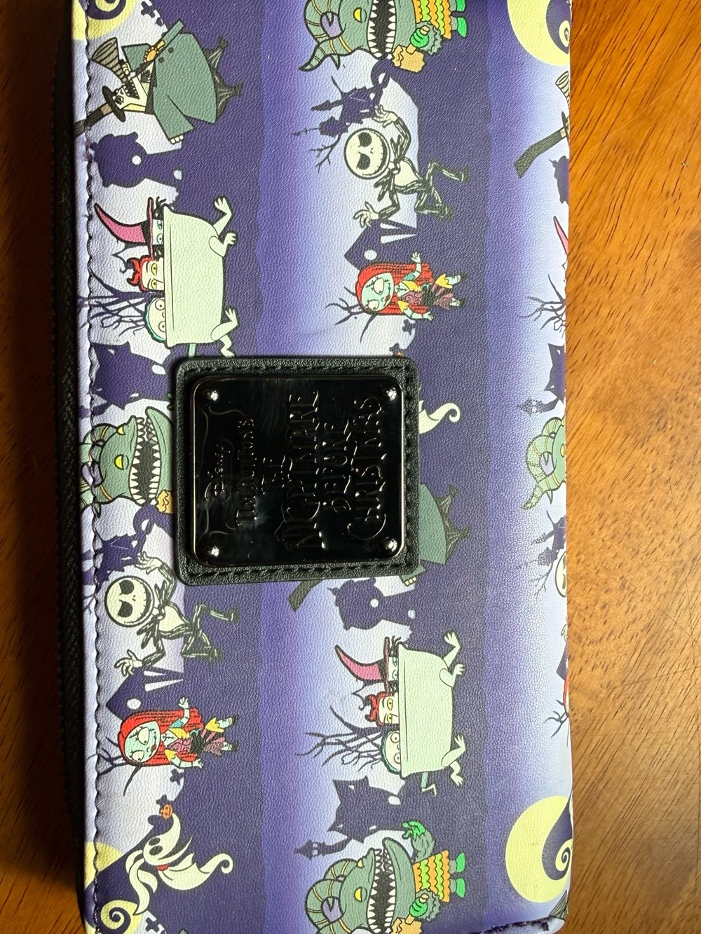 Loungefly The Nightmare Before Christmas Purple Character Print Wallet